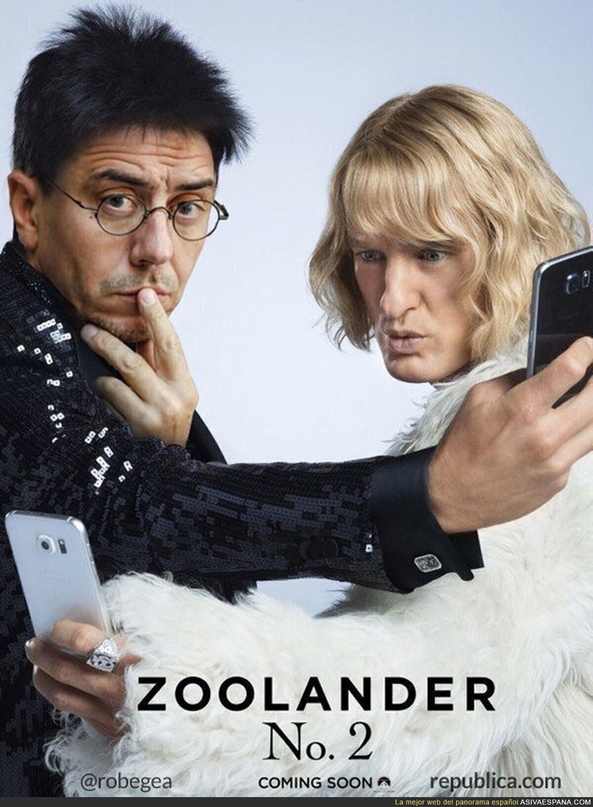 El cartel de la película Zoolander 2