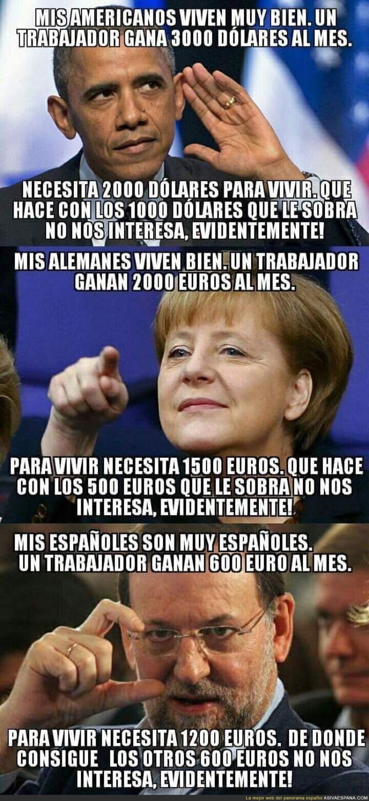 La diferencia entre España y otros países... Y así nos va