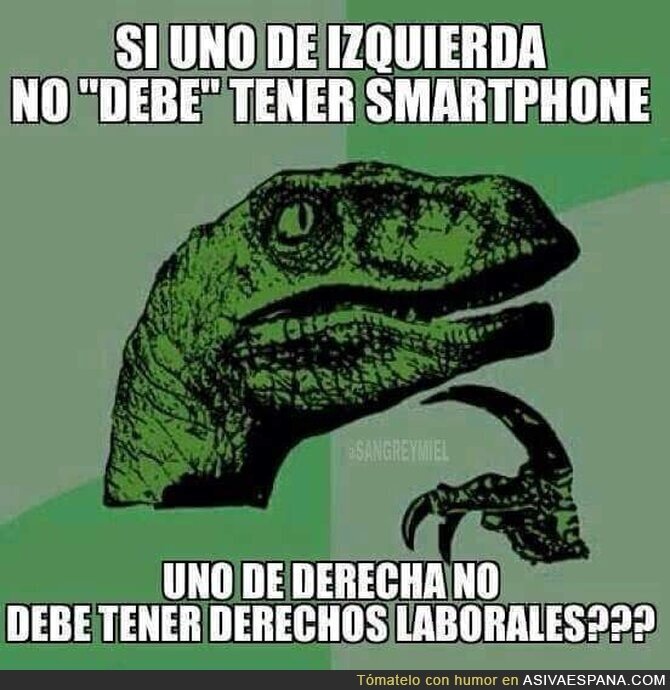 Típico argumento de la gente más conservadora