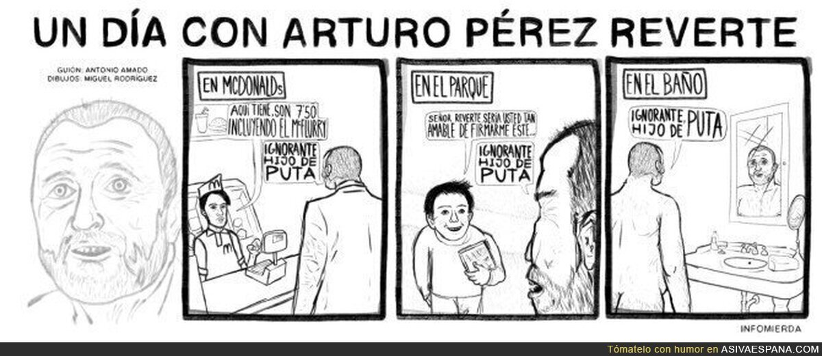Un día con Arturo Pérez-Reverte