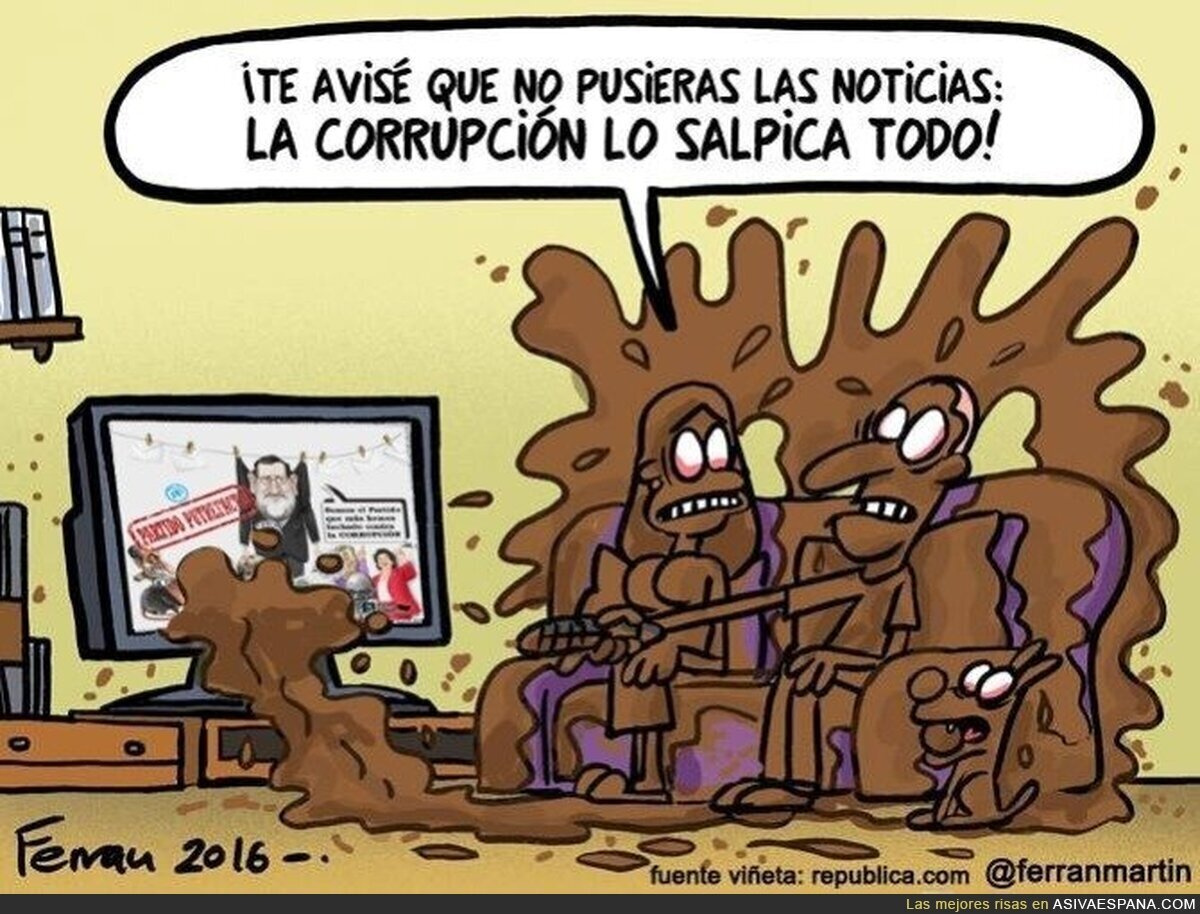 Frente a la TV, cuando se habla del PP