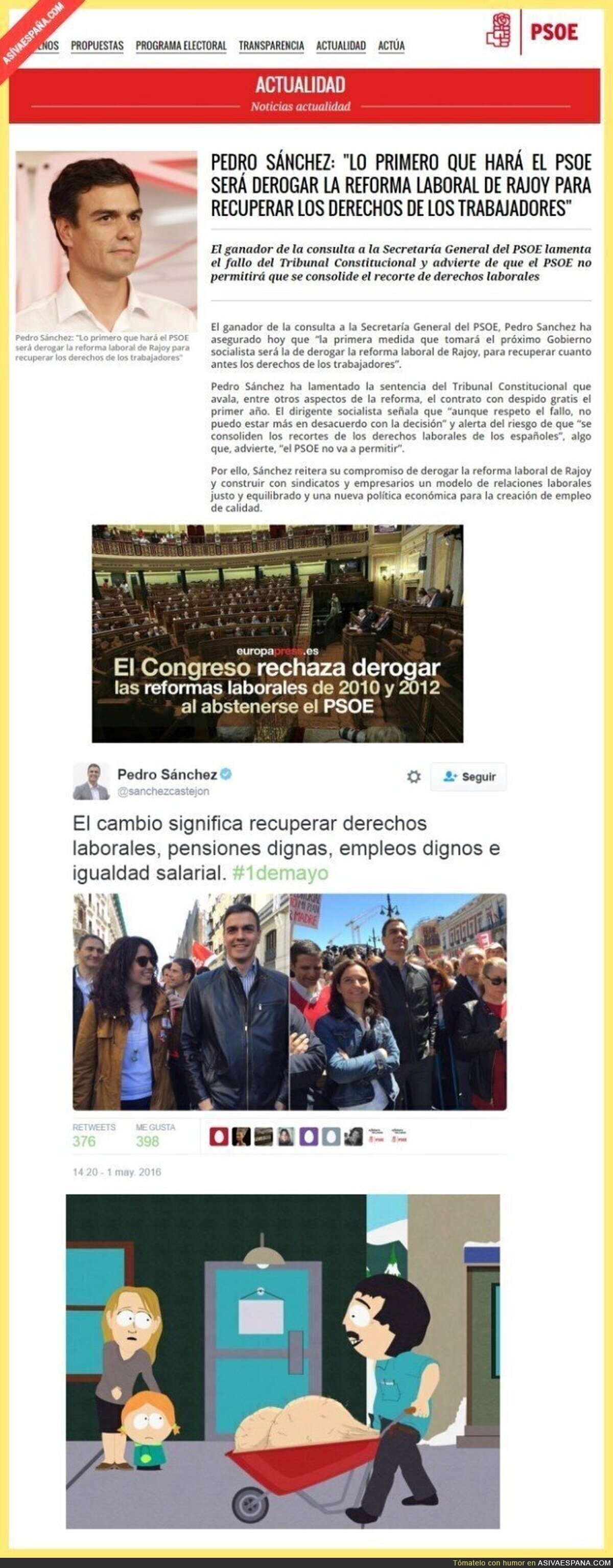Resumen del PSOE