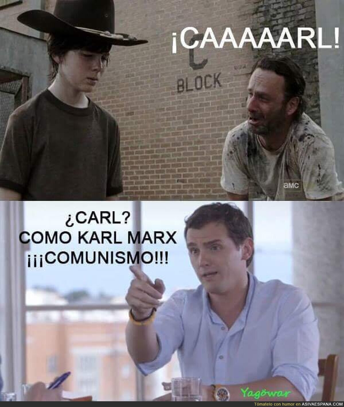 Albert ahora la toma con The Walking Dead :(