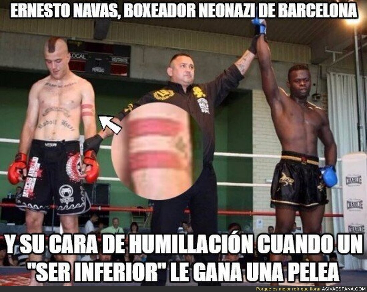 Ernesto Navas, boxeador neonazi de Barcelona