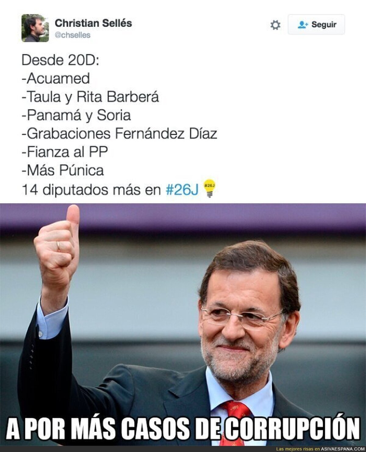 Rajoy quiere más votos