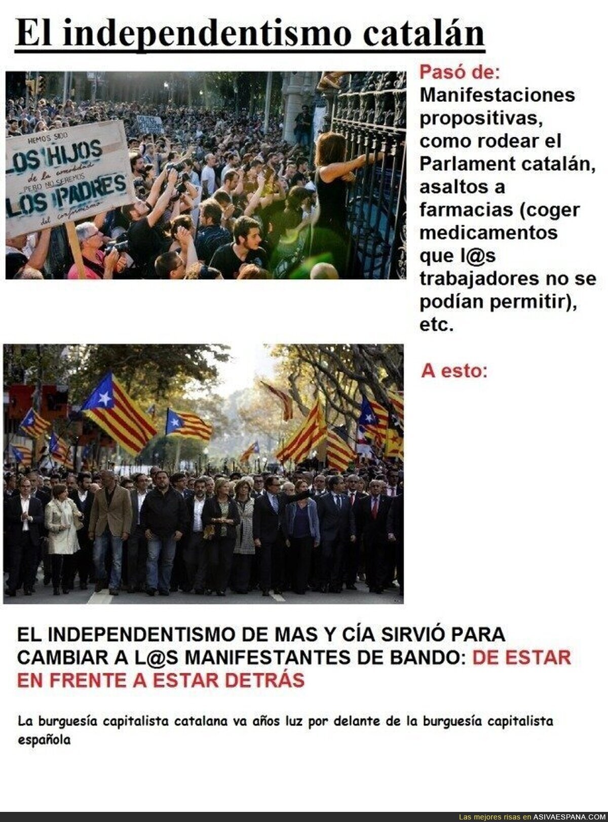 Explicación rápida del independentismo catalán