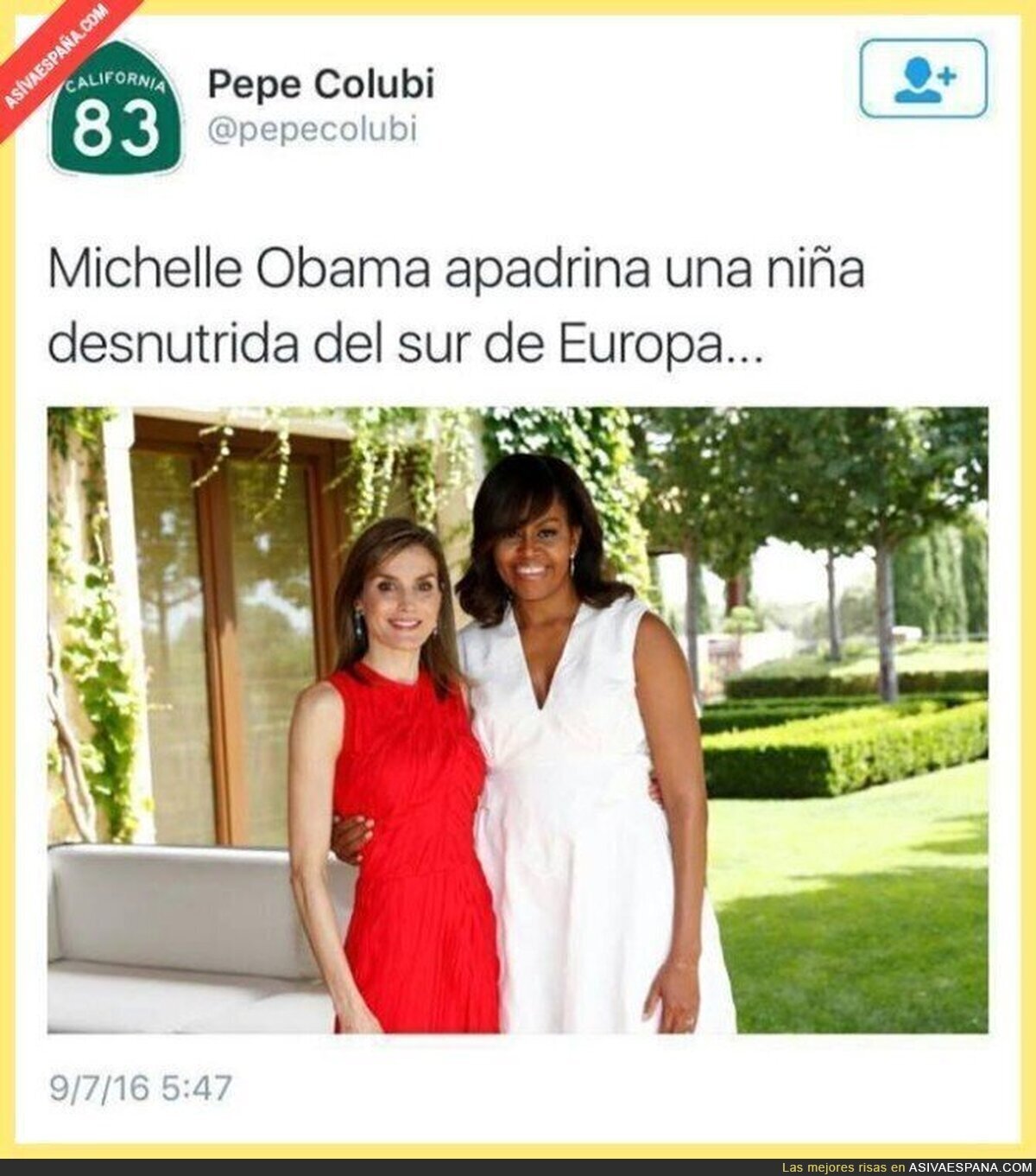 El enorme gesto de Michelle Obama