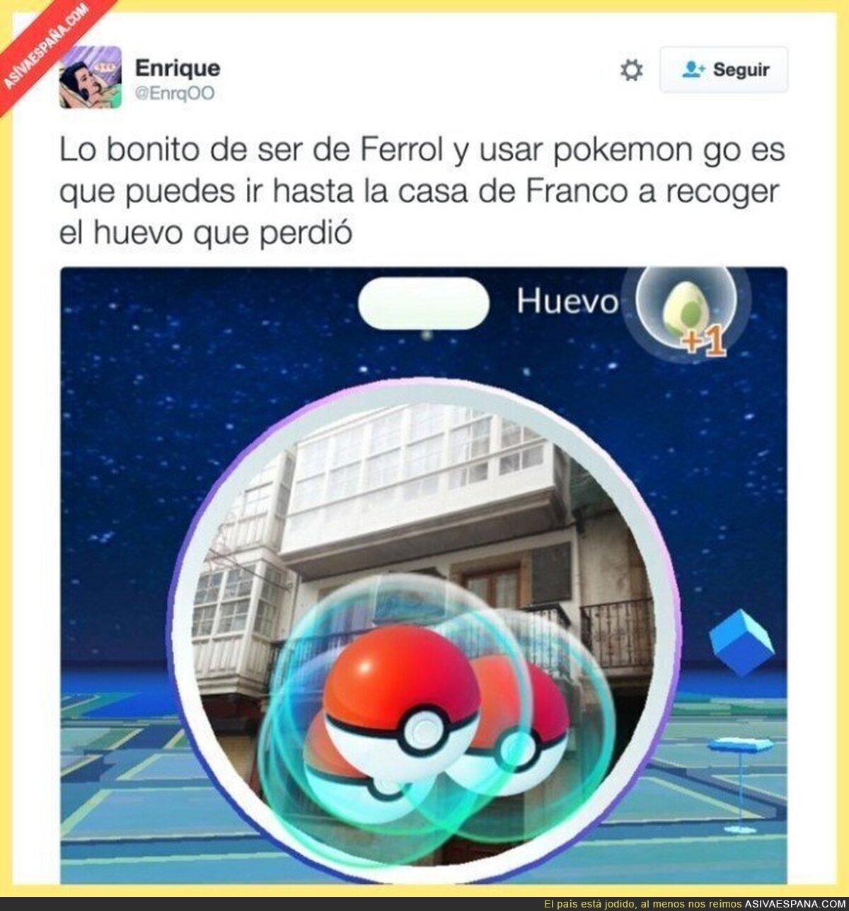 Lo que te puedes encontrar en la casa de Franco en Pokémon Go