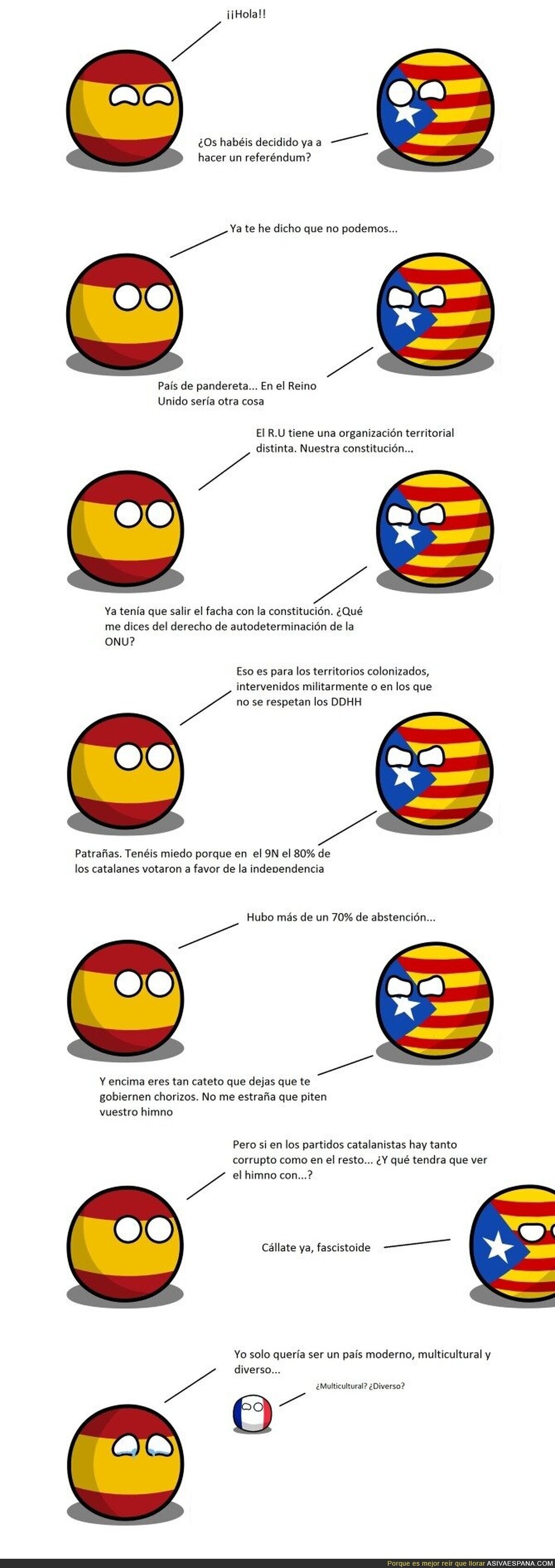 España y el gobierno catalán