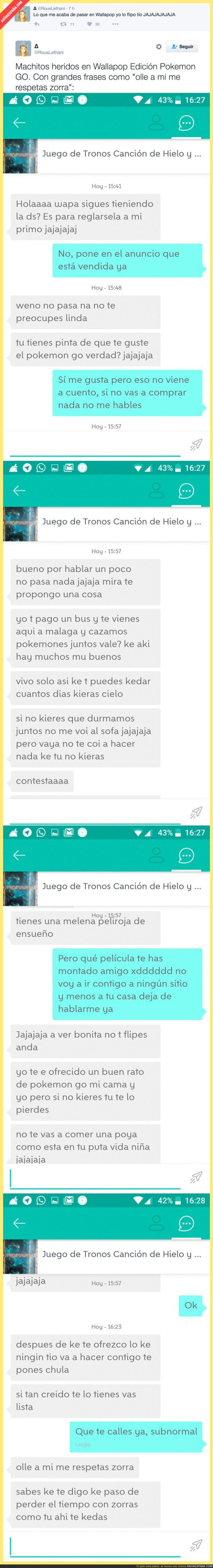 Cuando pones un anuncio en Wallapop y aparece un pervertido