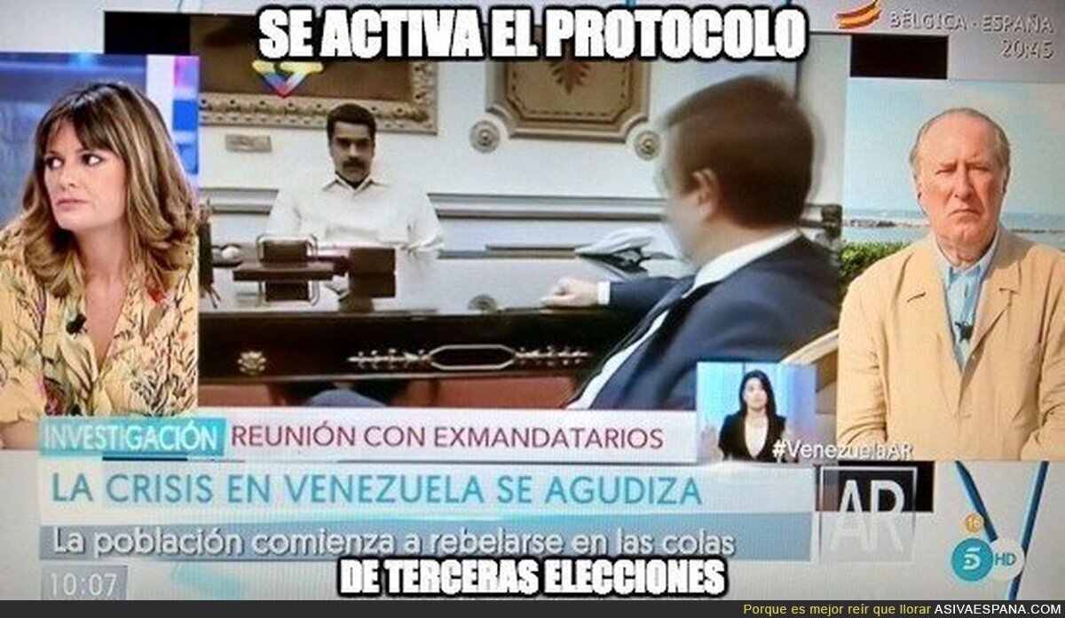 Venezuela aparece tras la investidura fallida de Rajoy