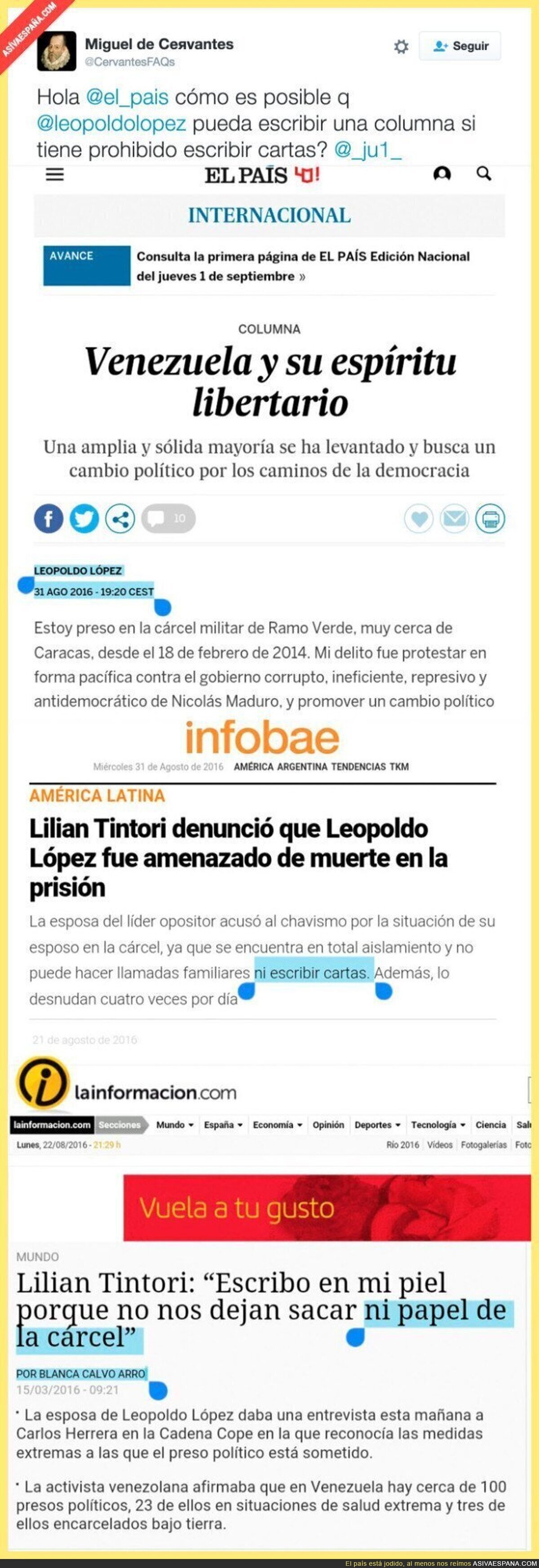 "El País", has quedado... RETRATADO
