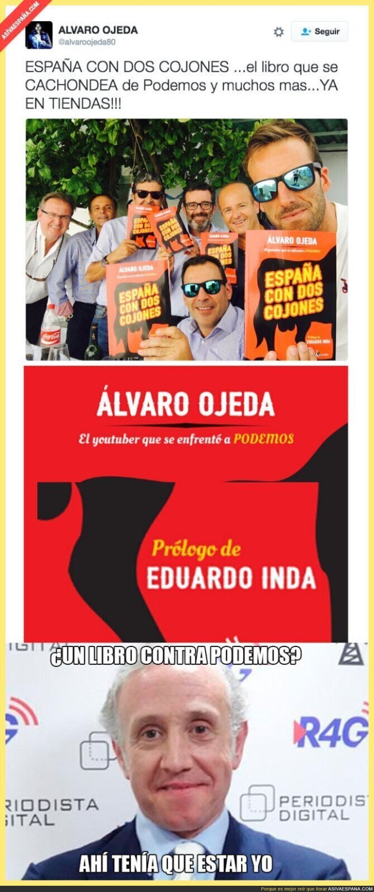 Álvaro Ojeda tiene libro...