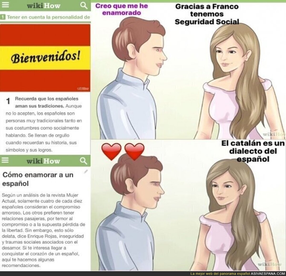 La demencial manera cómo wikiHow te recomienda ligar con un español