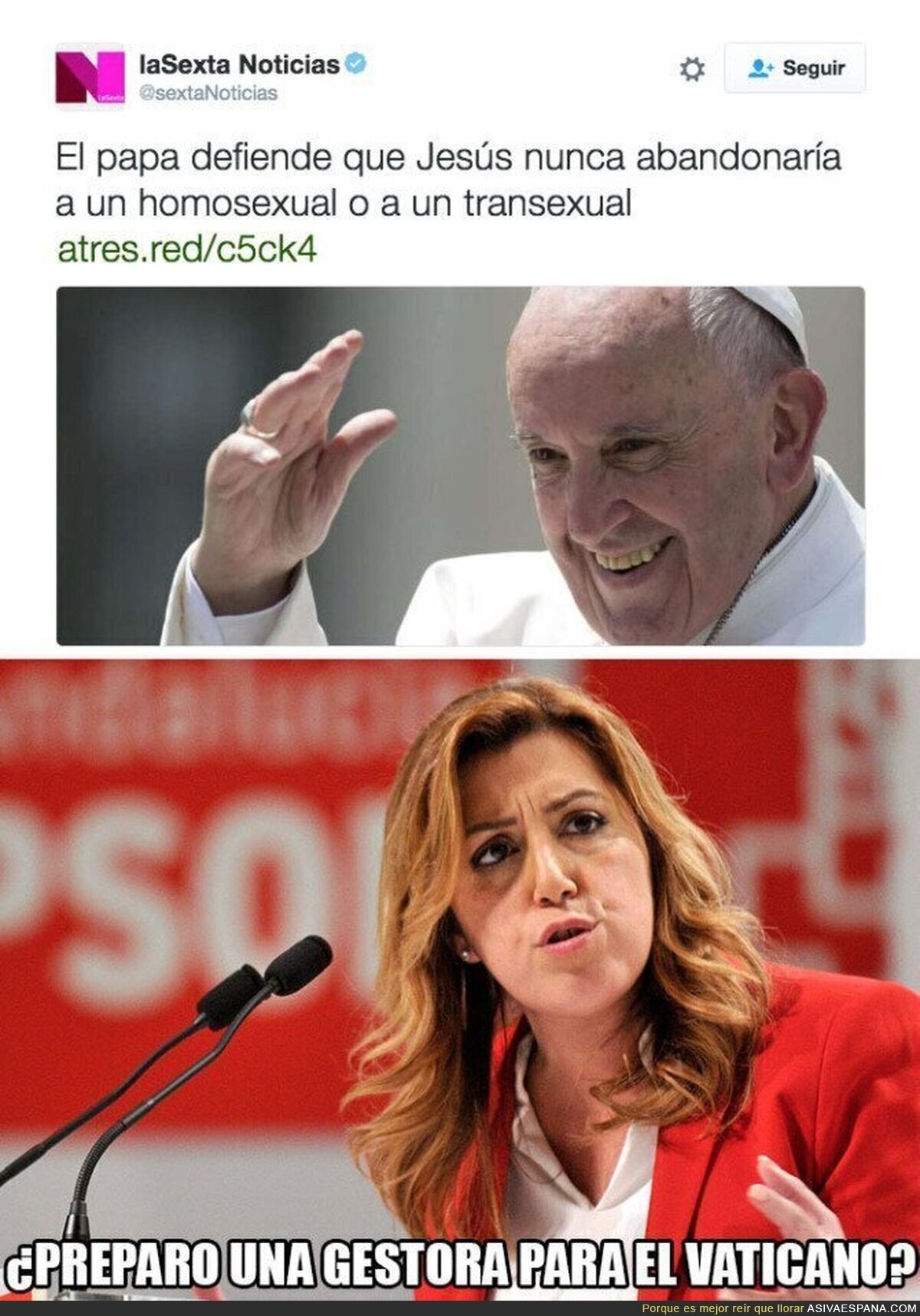 Este Papa si que es diferente