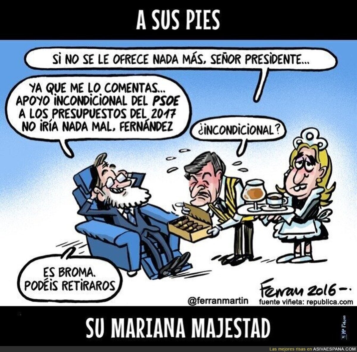 El PSOE a las órdenes de Mariano