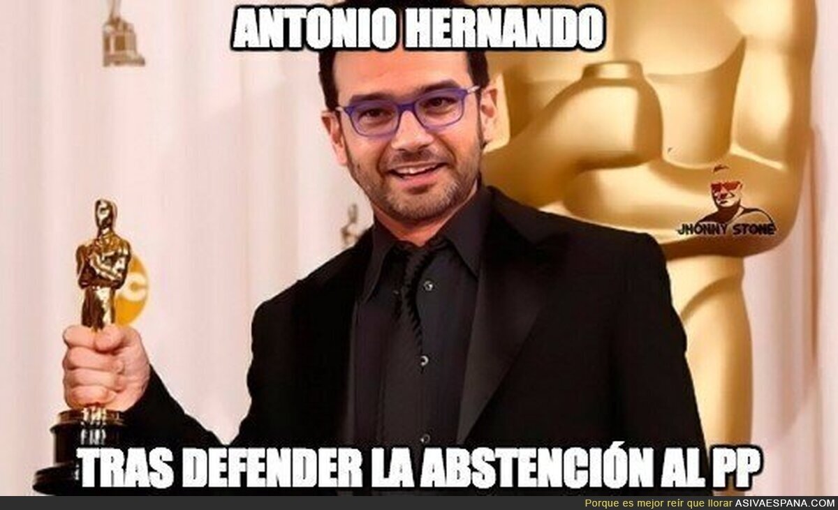 Se lo ha ganado Antonio Hernando
