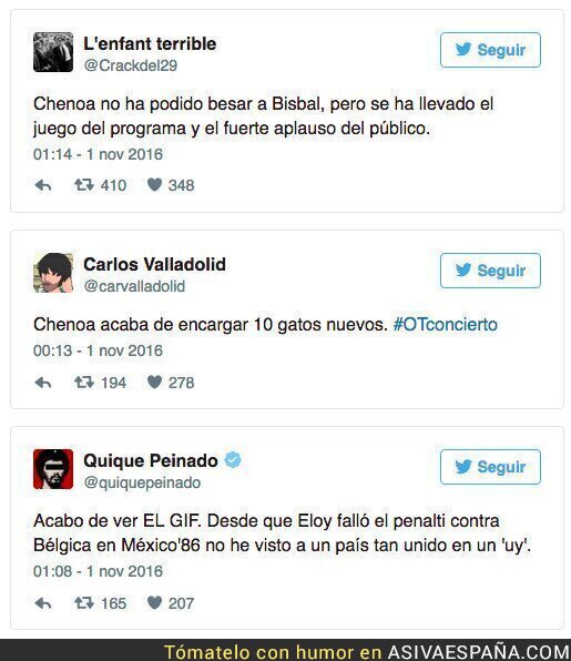 56459 - Los mejores memes de la cobra de Bisbal a Chenoa, ¡lo ha comentado hasta Errejón!
