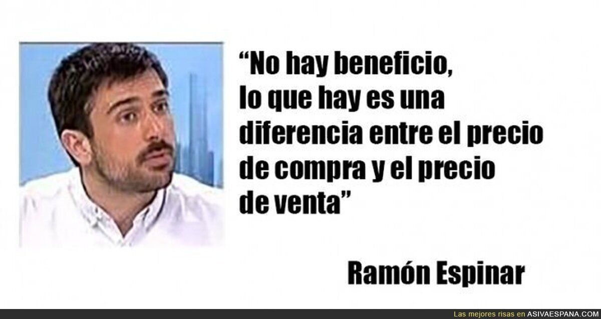 Obviamente eso no es beneficio, por Ramón Espinar