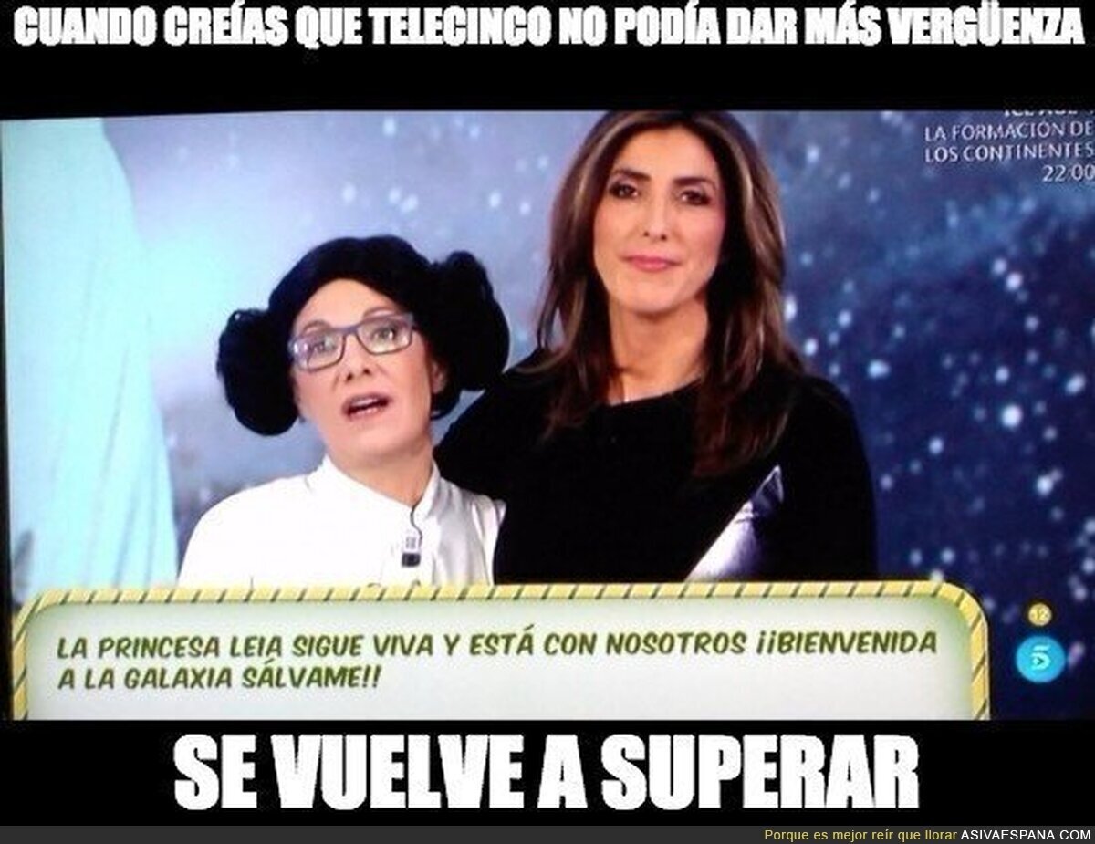 Asco total por Telecinco
