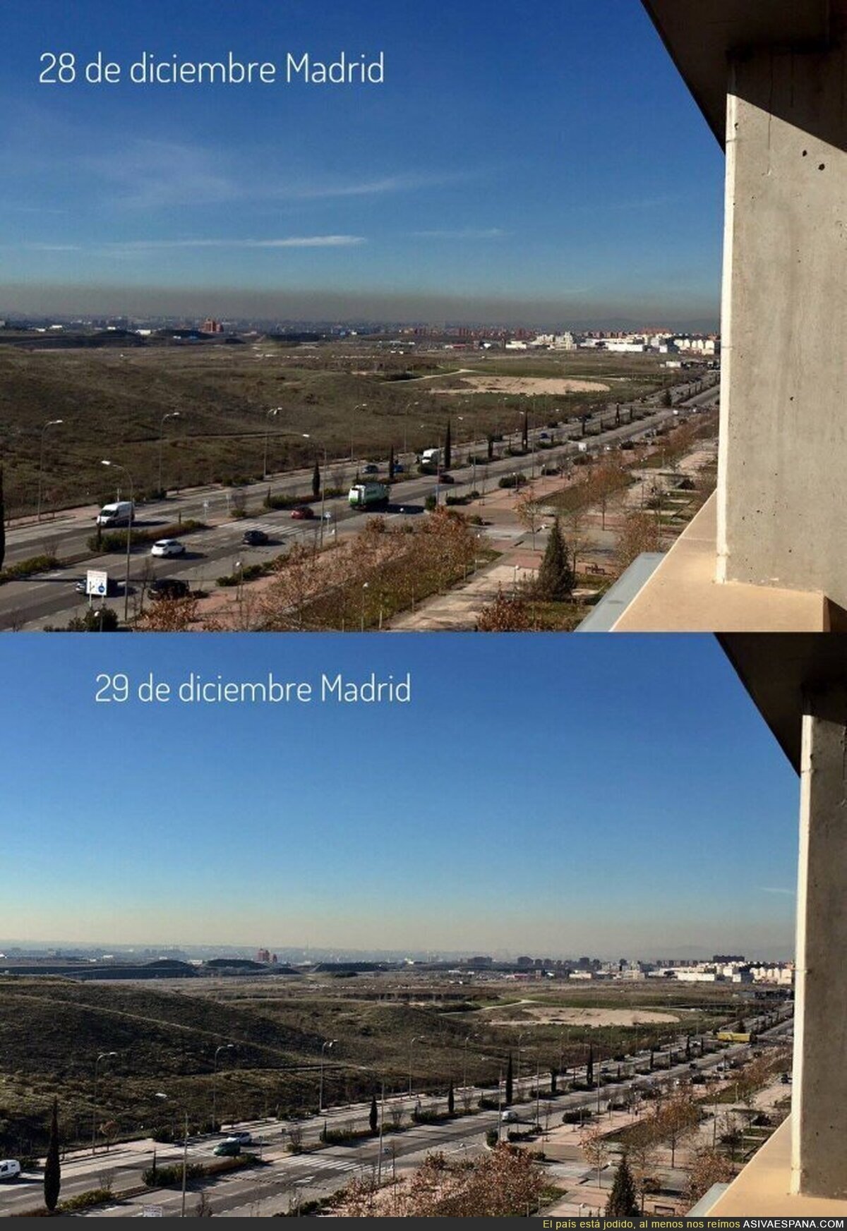 ¡IMPRESIONANTE! Así cambia Madrid después de un día sin la mitad de coches