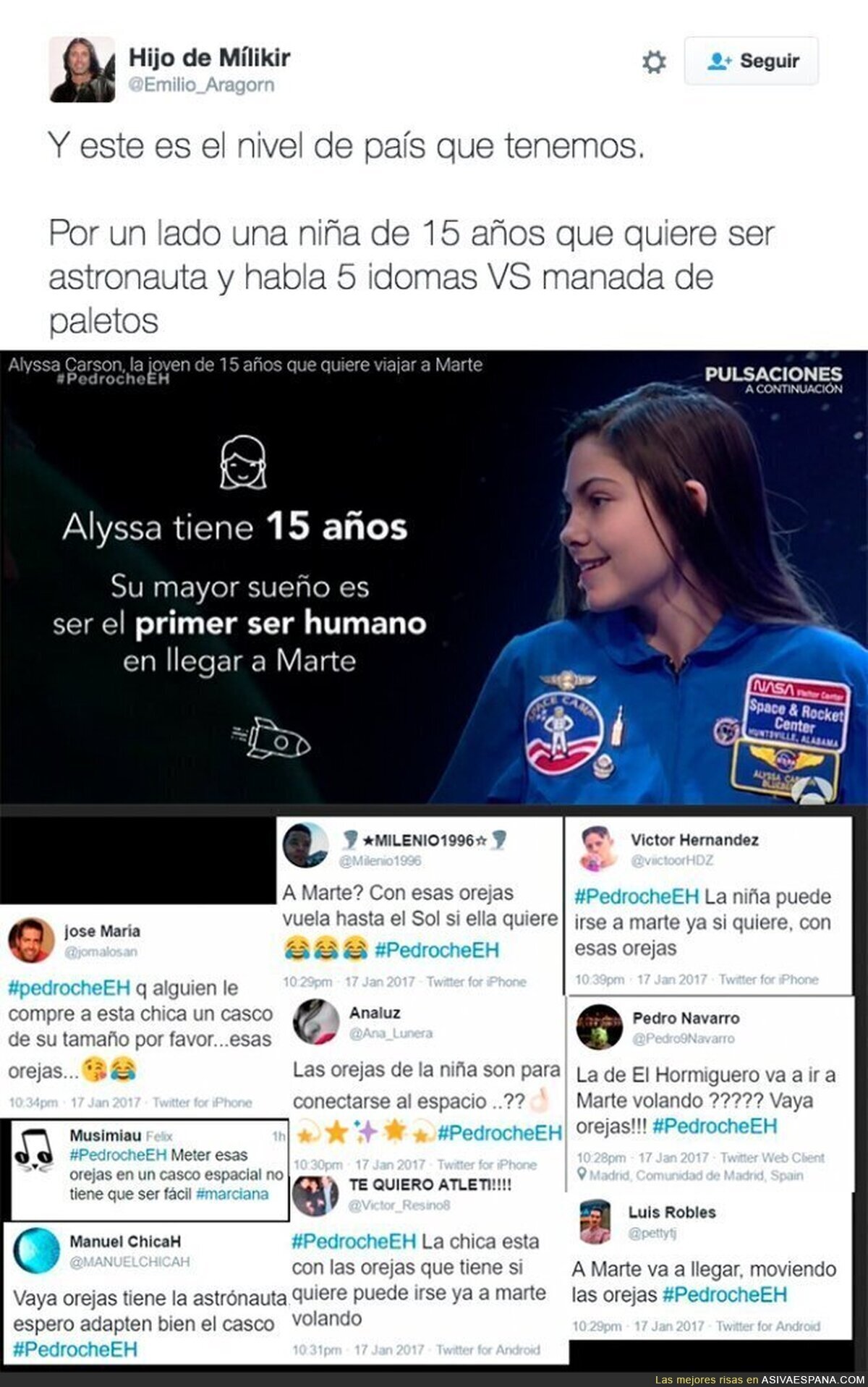 Los desagradables comentarios sobre la astronauta de 15 años que quiere ir a Marte
