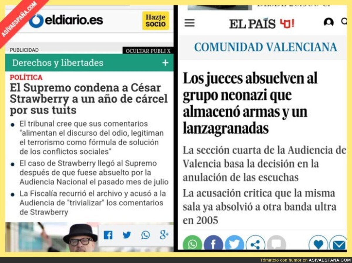 Lo prohibido y lo legal en nuestro país