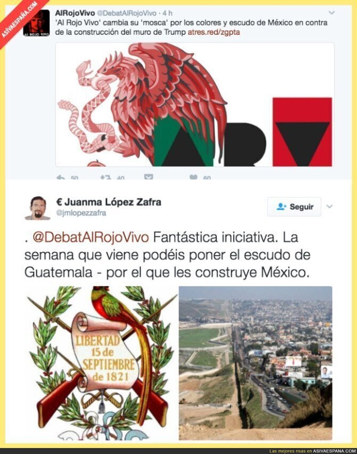 El gran ridículo de Al Rojo Vivo de La Sexta cambiando su logo apoyando a México