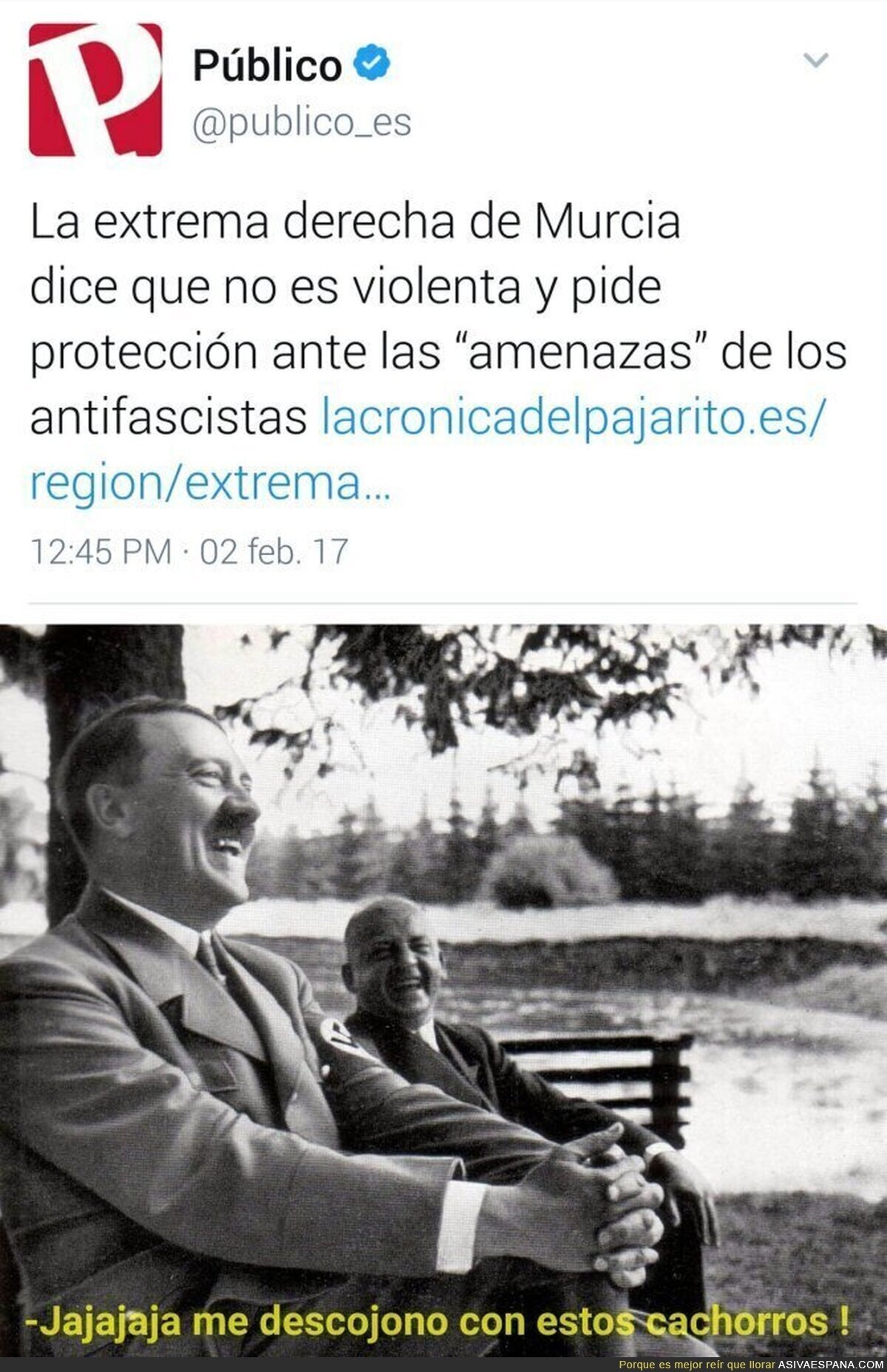 Los nazis piden protección en Murcia