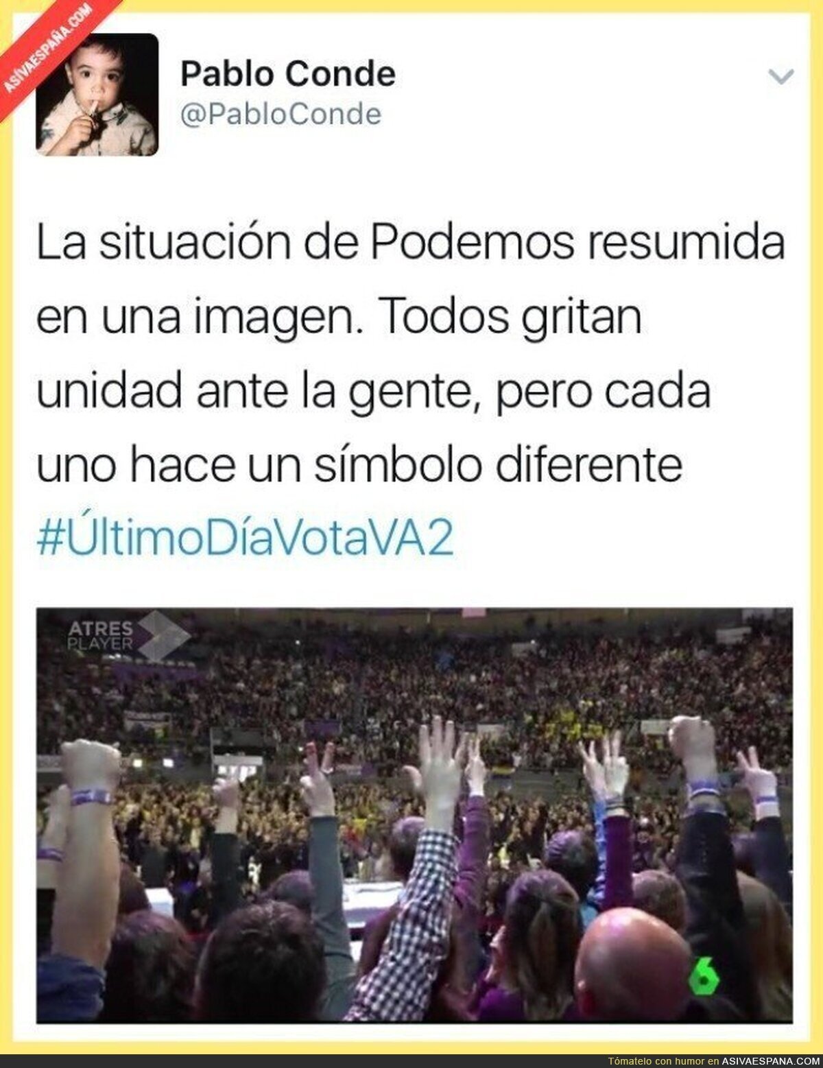 No hay unidad en los gestos de Podemos