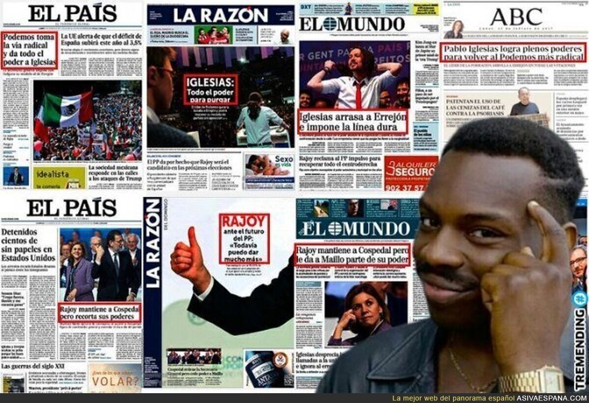 La curiosa diferencia en portadas con la reelección de Rajoy y Pablo Iglesias