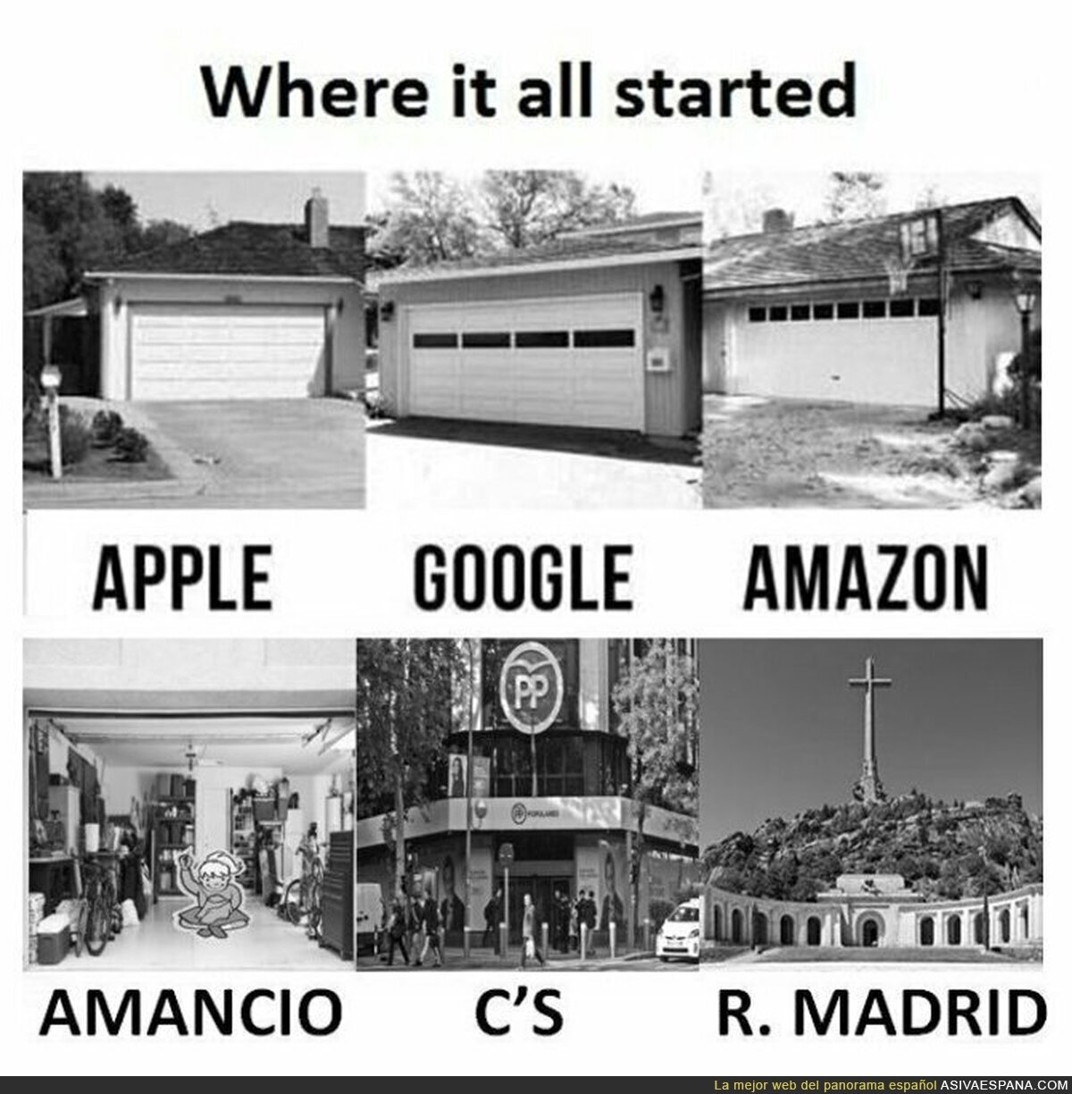 Y aquí empezaron las empresas desde cero