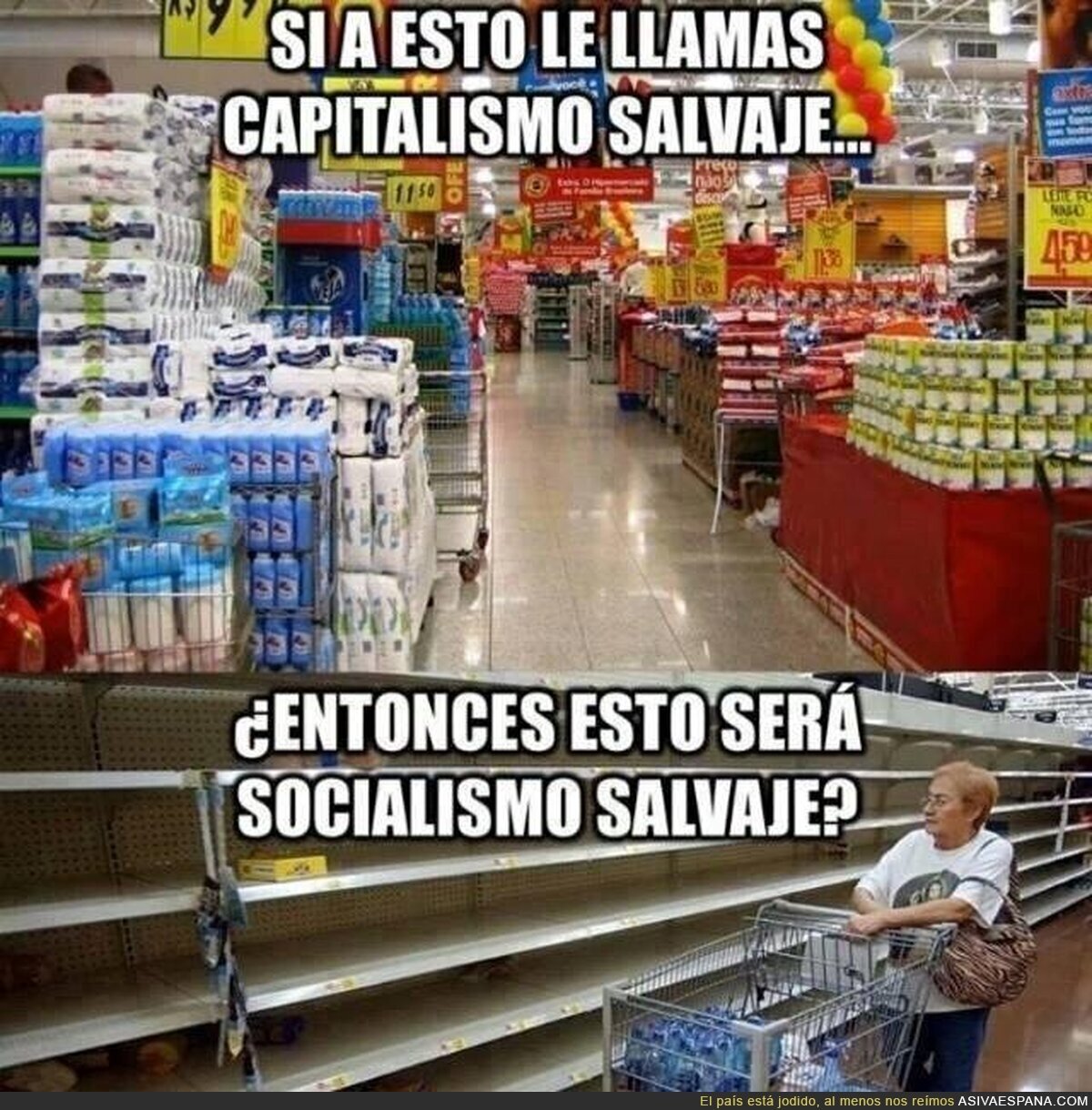 Capitalismo salvaje vs Socialismo salvaje