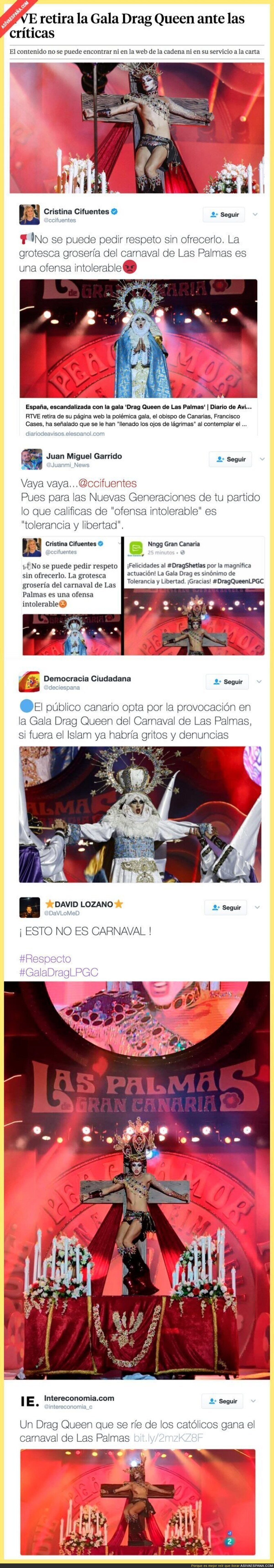 Polémica máxima por el ganador de la Gala Drag Queen de Las Palmas