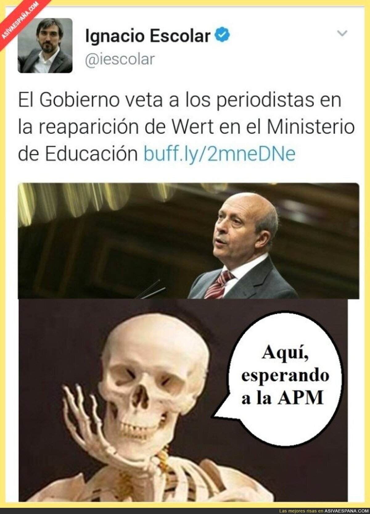 Esperando a la APM