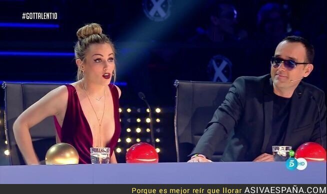 64538 - El explosivo y sugerente look con poca ropa de Edurne deja boquiabierto a la audiencia