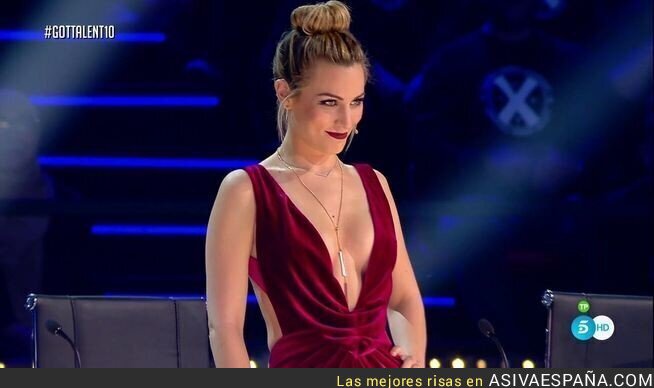 64538 - El explosivo y sugerente look con poca ropa de Edurne deja boquiabierto a la audiencia