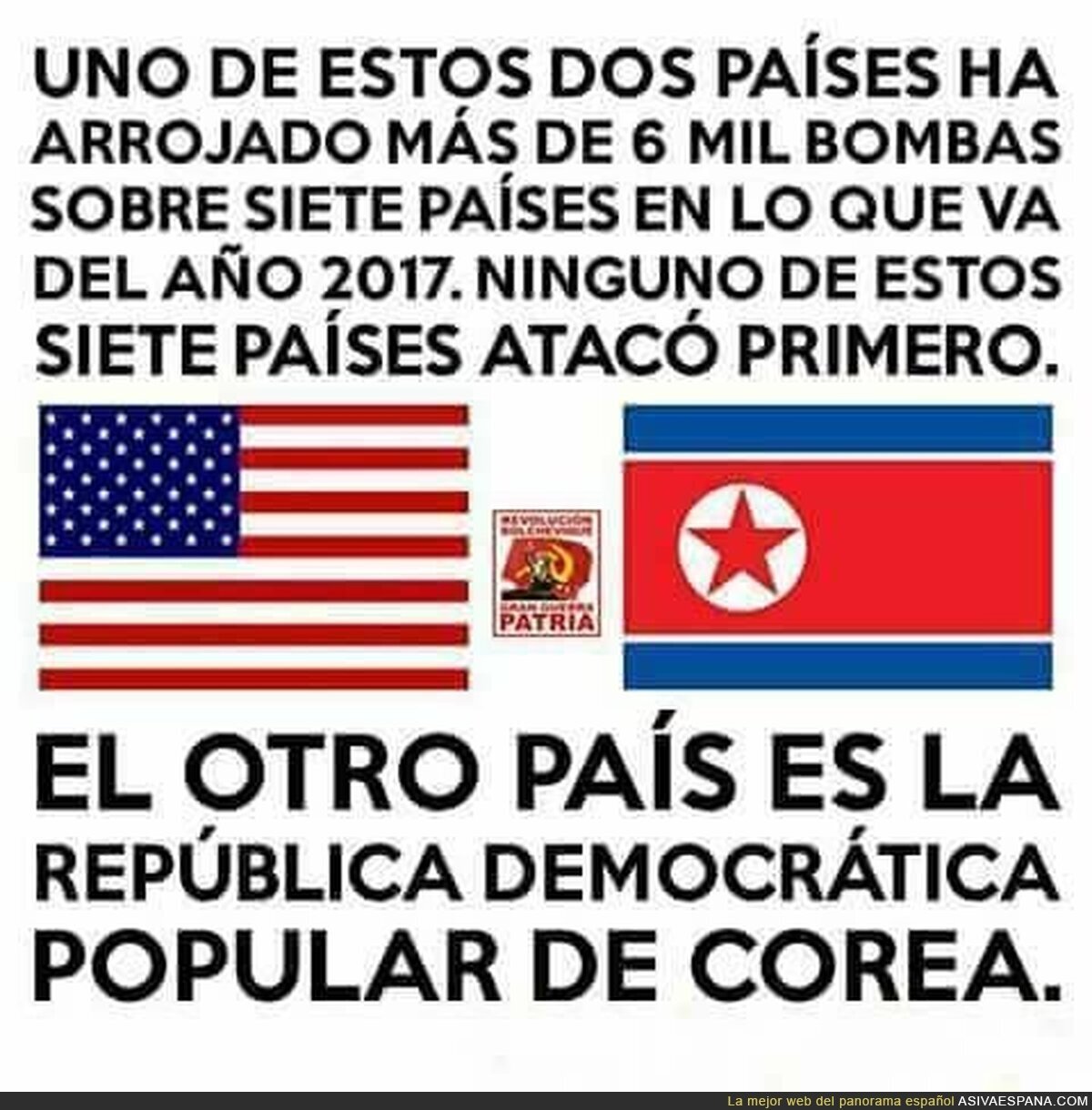 Vaya diferencia entre Estados Unidos y Corea del Norte