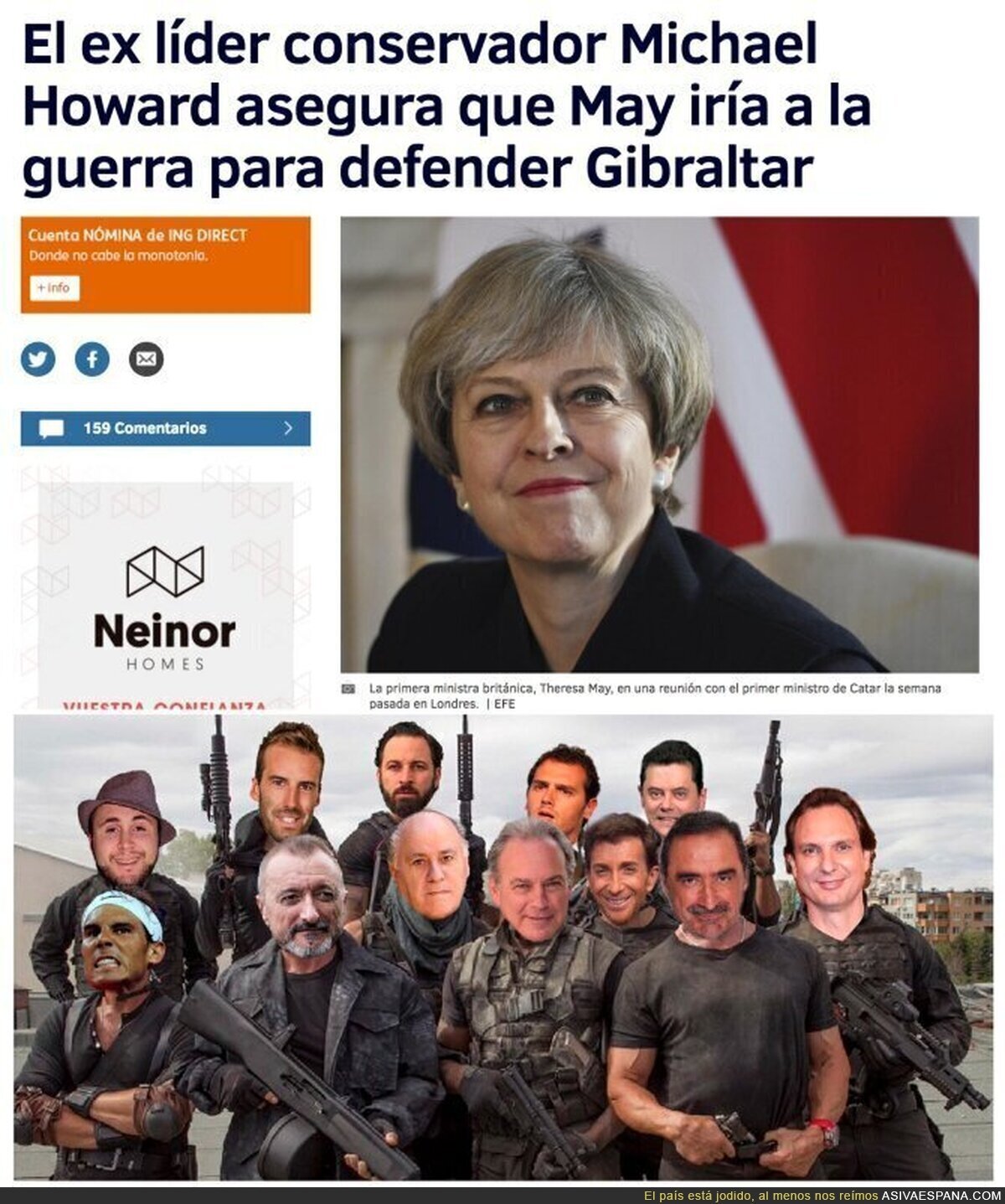 España está preparada para ir a la guerra por Gibraltar