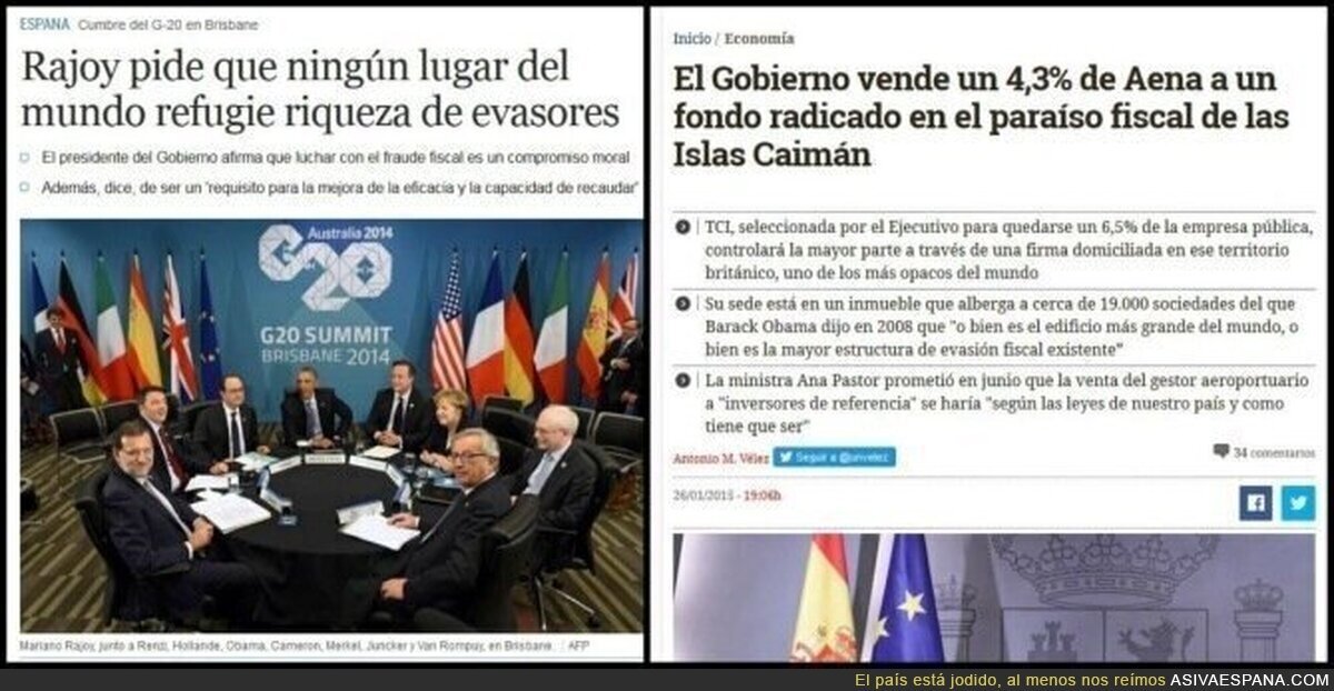La coherencia de Rajoy