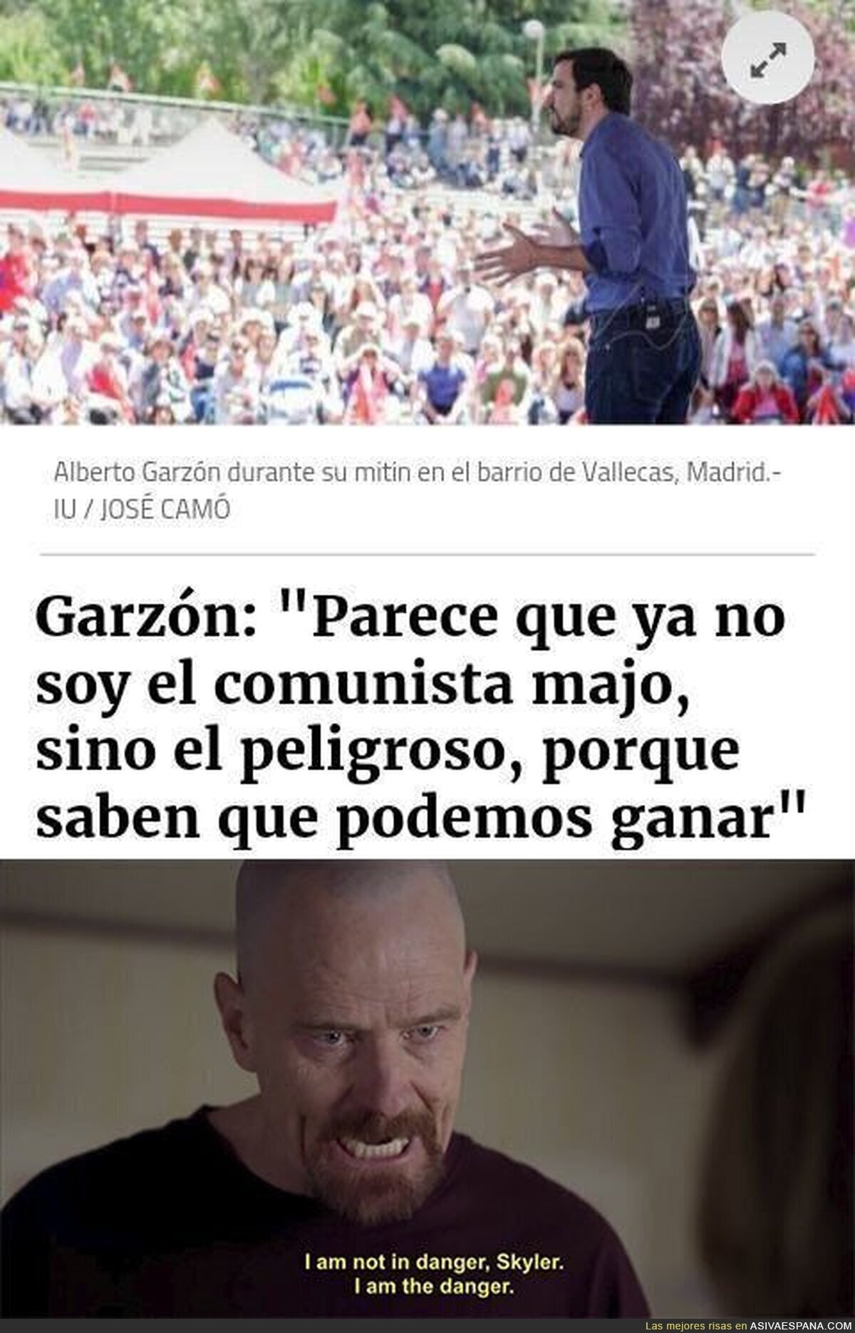 Alberto Garzón es el peligro