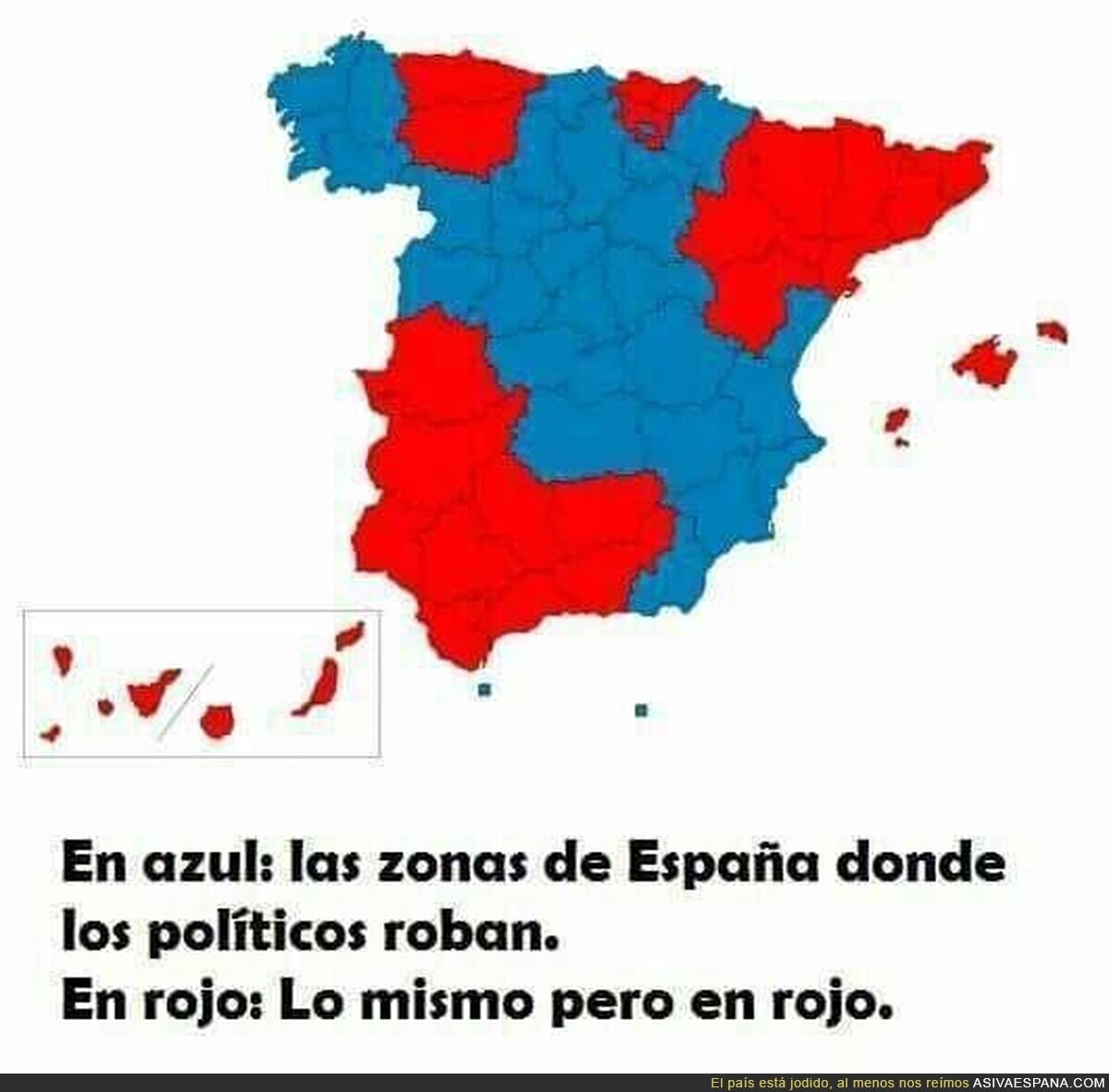 España en dos colores