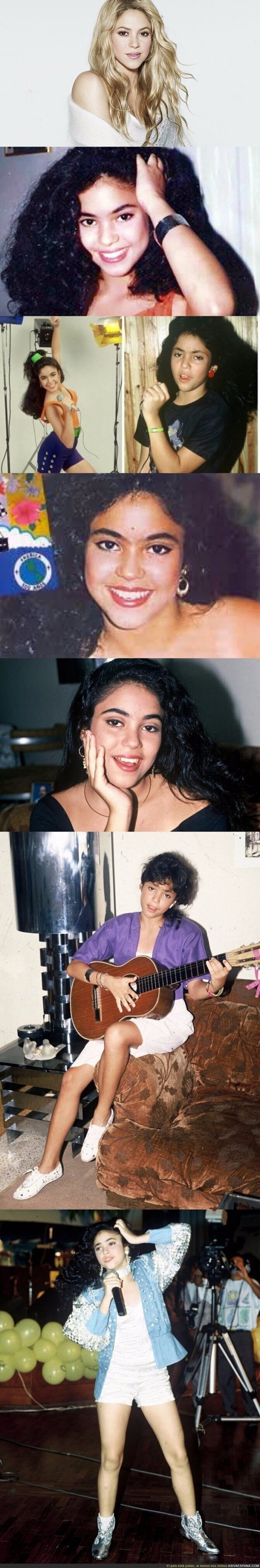 Las fotos del antes de Shakira que demuestra que se ha marcado un "Michael Jackson"