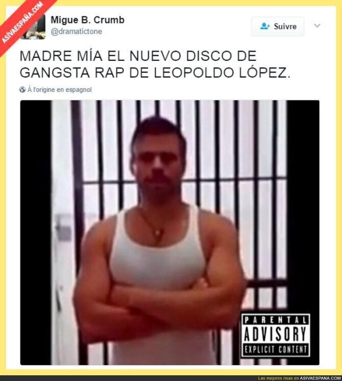 Leopoldo López se vuelve rapero