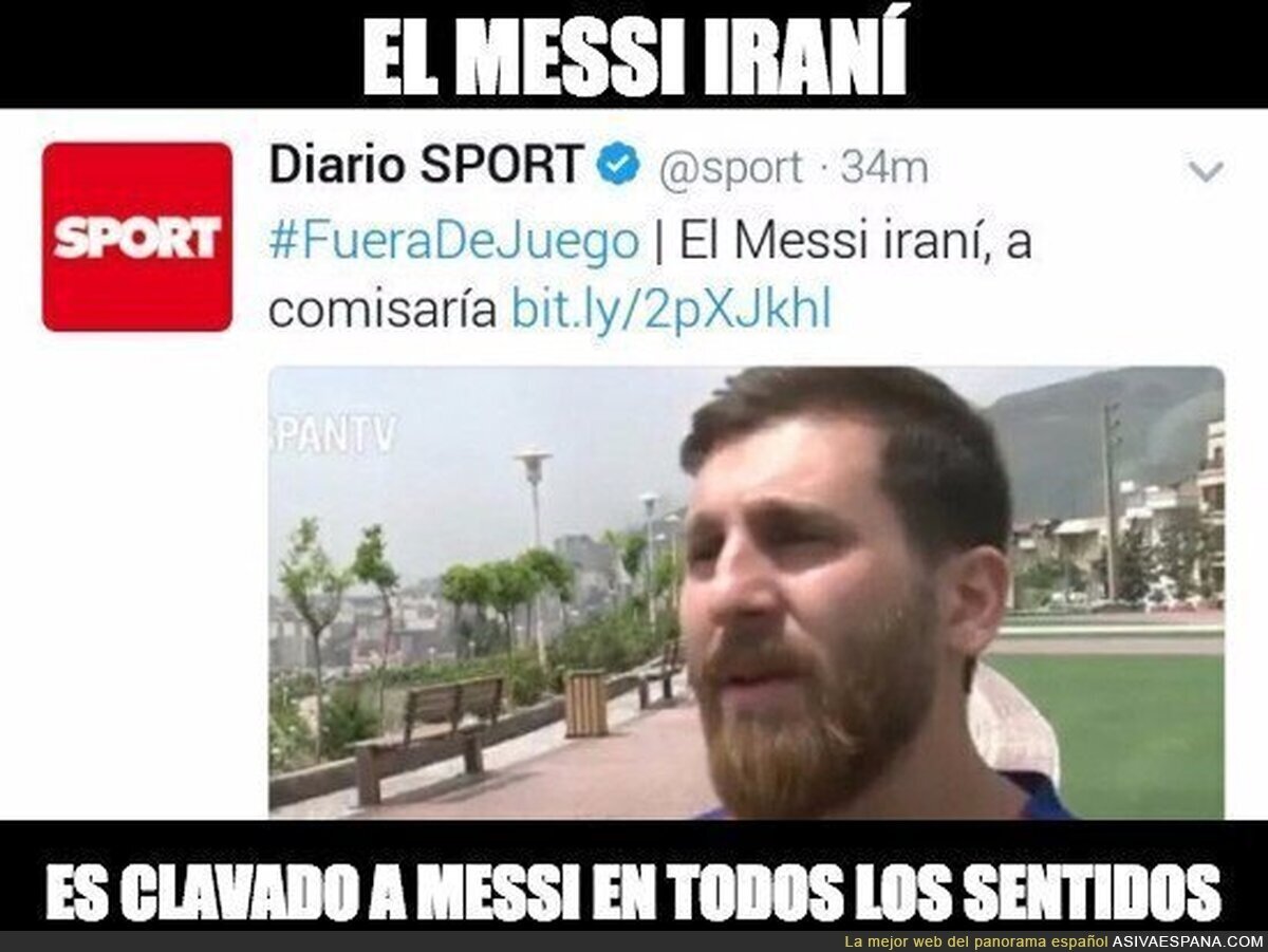 Es igual el Messi iraní