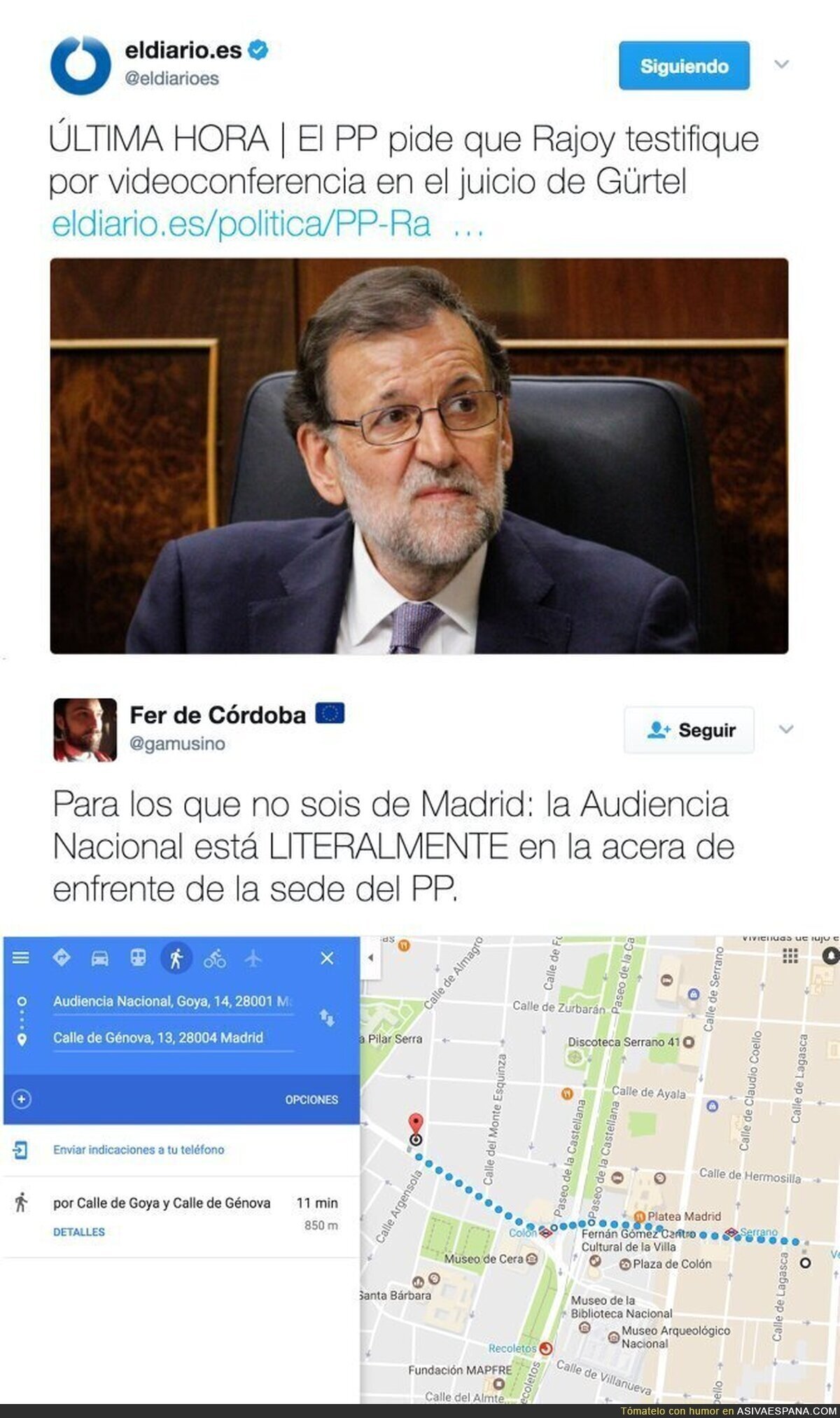 El PP se cachondea de la justicia con esta decisión con Rajoy y su juicio