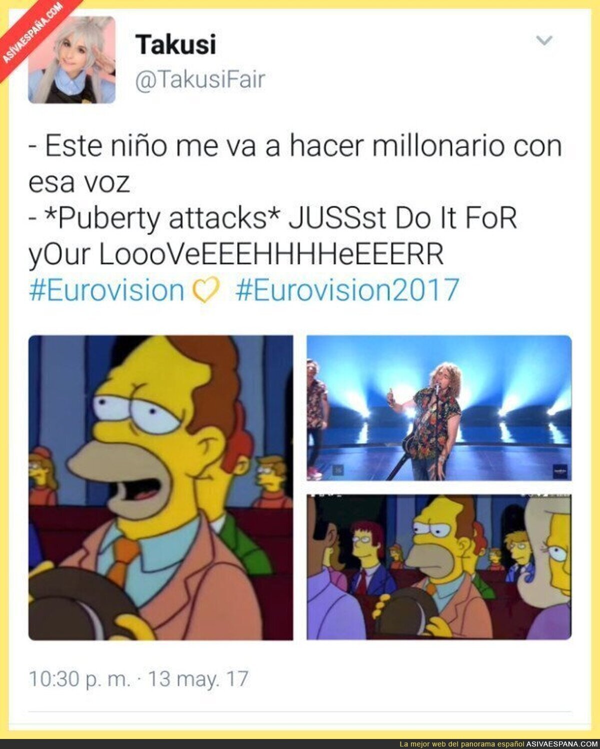 Los Simpson predijeron lo que pasó en Eurovisión