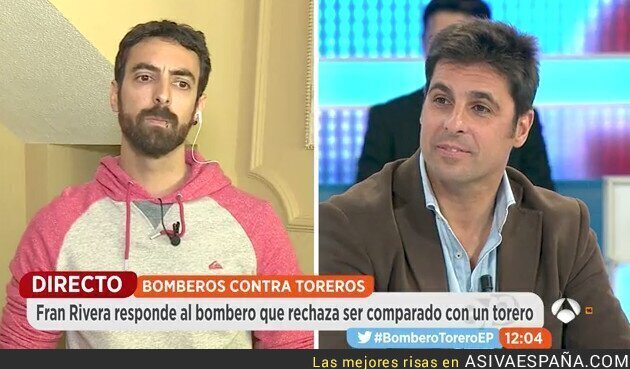 68085 - La brutal respuesta de un bombero a Fran Rivera tras decir que los toreros son