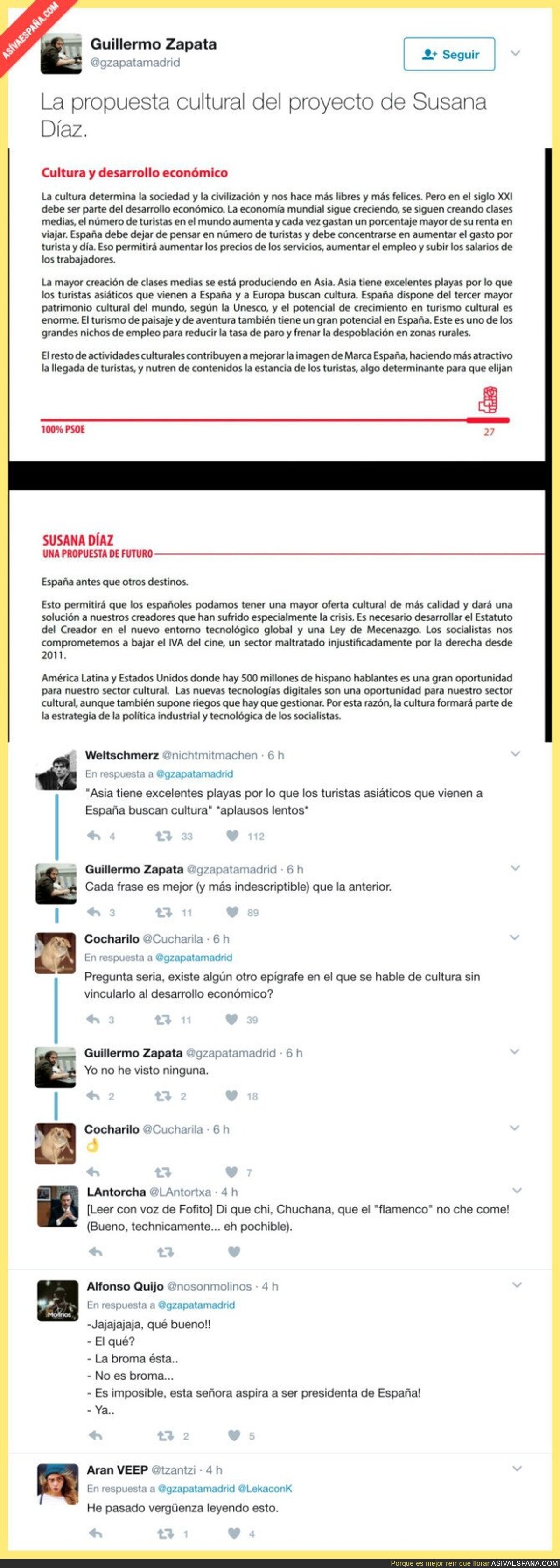 El polémico proyecto cultural de Susana Díaz para el PSOE con el que todo el mundo está alucinand