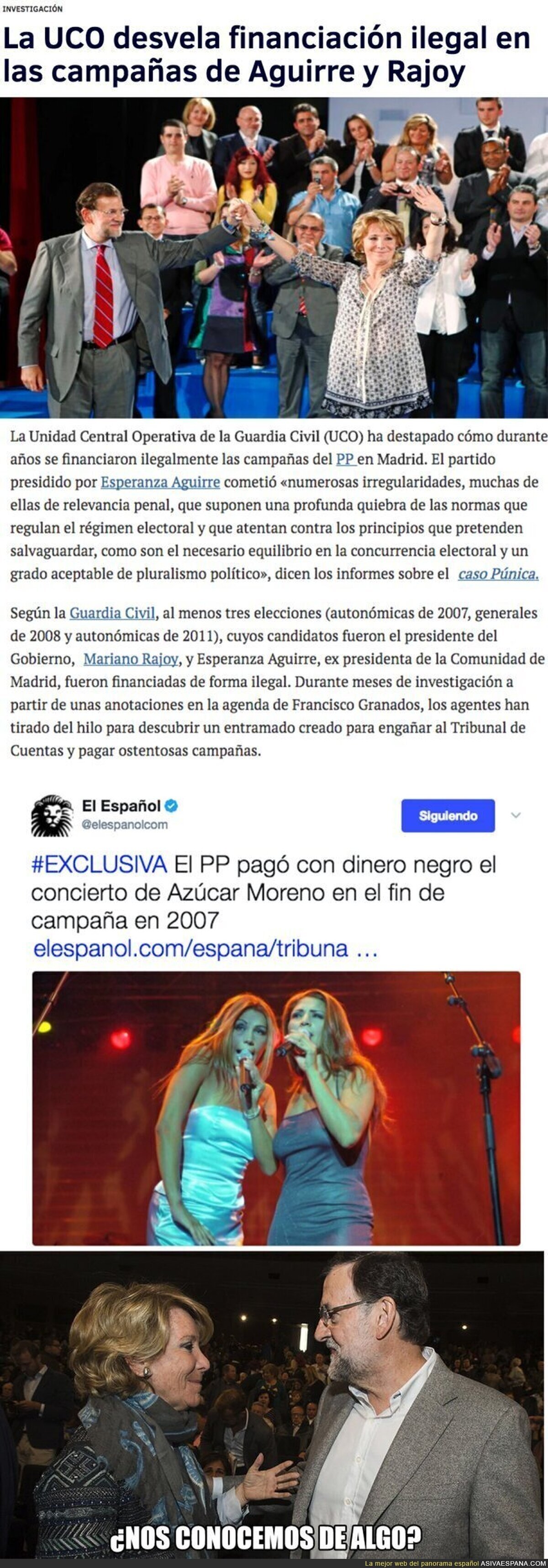 En cualquier país del Mundo ahora mismo Rajoy y Esperanza Aguirre estarían en la cárcel